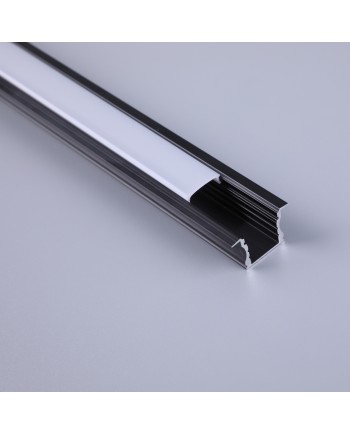 PERFIL ALUMINIO EMP.NEGRO 2000*17.3*15,3mm